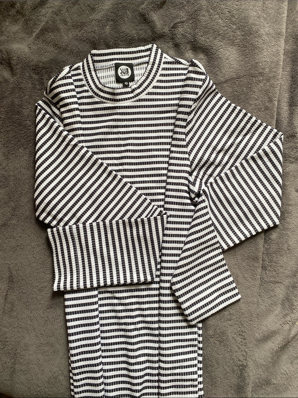 Striped Black & White Long Sleeve